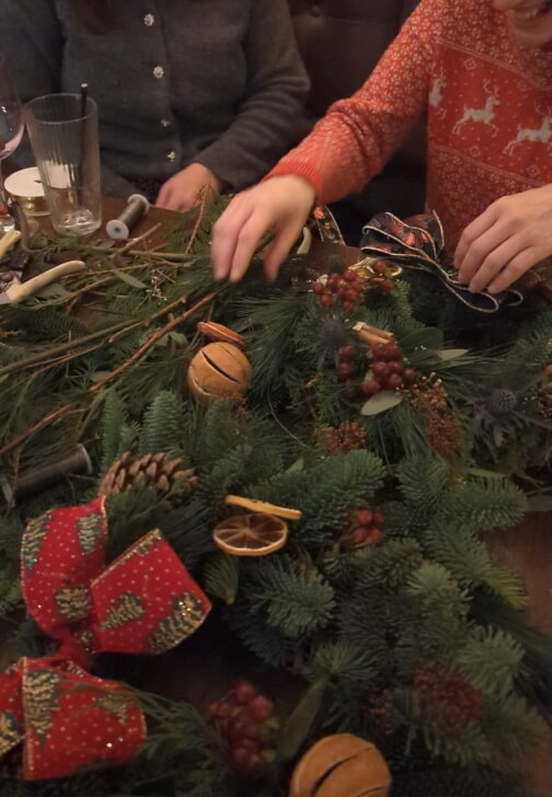 Photo from a floristry class in Stockport