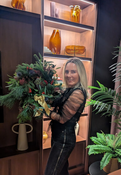 Relaxed Afternoon Christmas Wreath Workshop