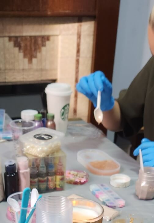 Fluid Art class in Blackburn, North West
