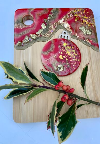 Resin Charcuterie Boards Workshop with a Seasonal Twist