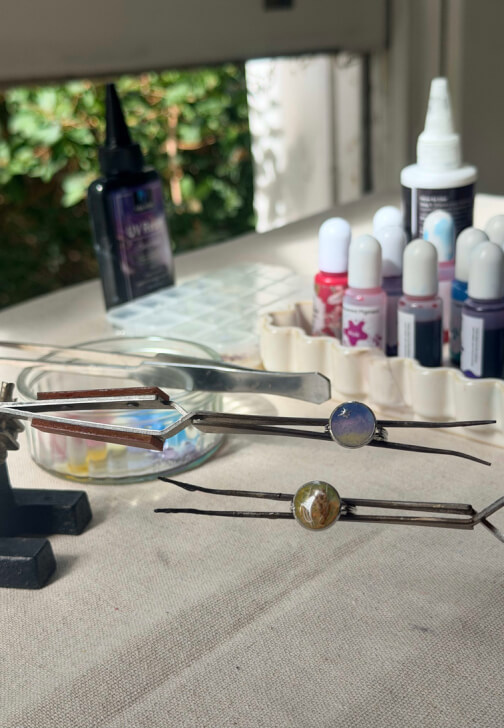 Jewellery Making class in West Kensington with Hsin Yang