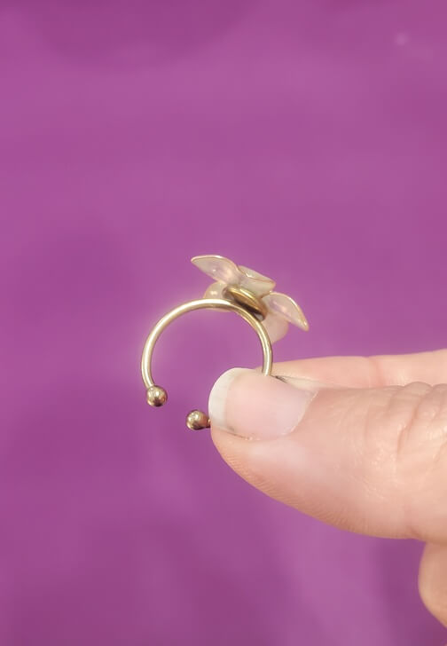 Ring Workshop - Dip Resin Flower