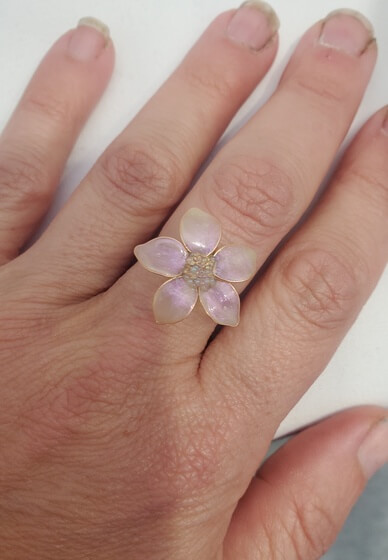 Ring Workshop - Dip Resin Flower