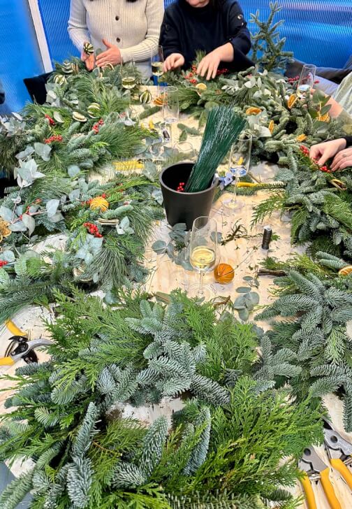 Floristry class in Edinburgh with Hilda