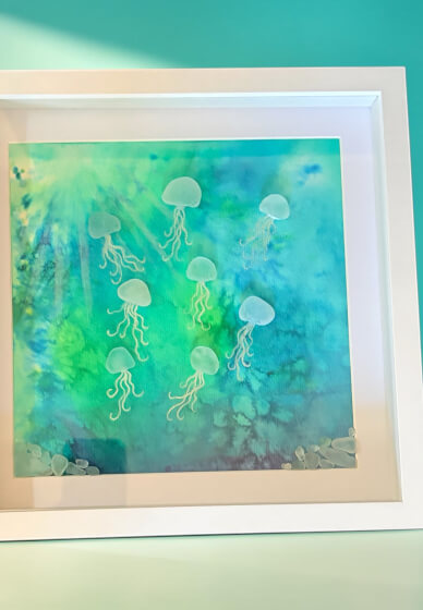 Sea Glass Watercolour and Framed Art Workshop