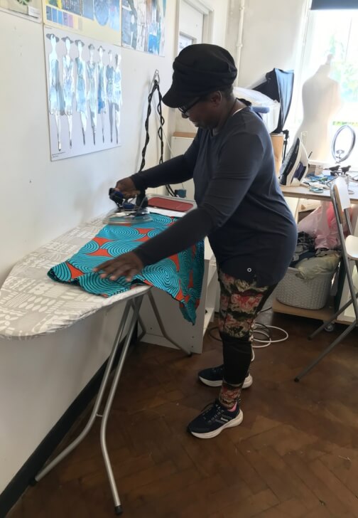 Photo from a textiles class in Stratford