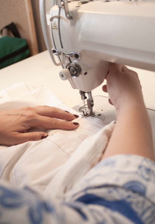 Photo from a textiles class in Stratford