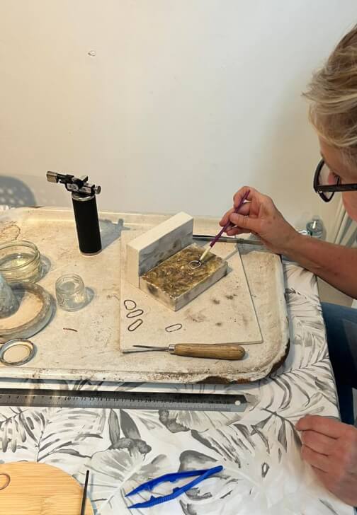 Jewellery Making class in Wem with Silverlicious Artisan Jewellery