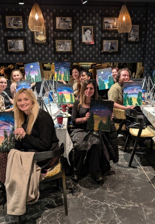 Photo from a painting class in Bedford