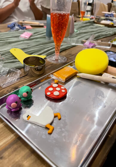 Sip and Sculpt Polymer Clay Class