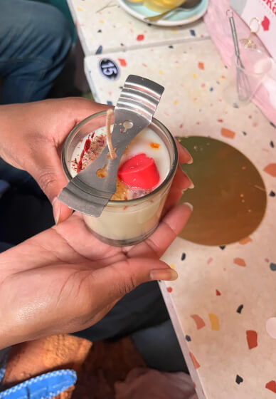 Sip, Wick and Pause: A Mindful Candle Making Experience