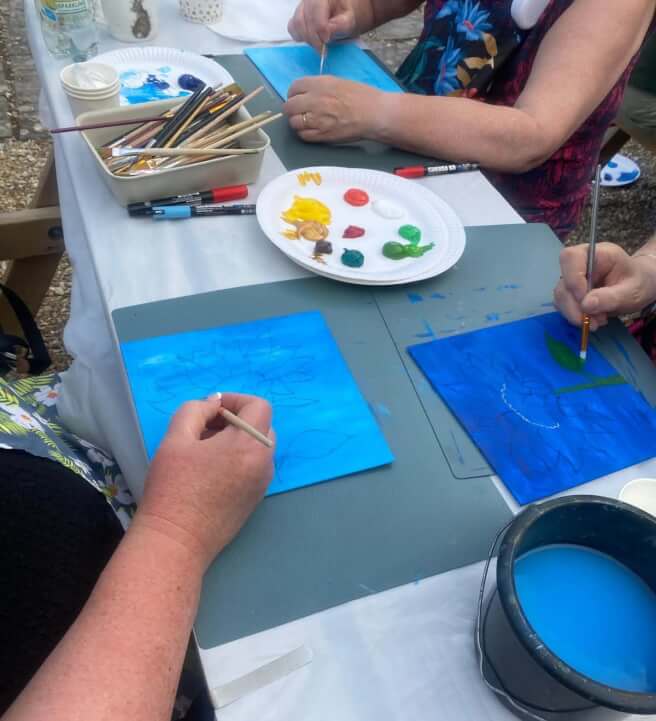 Photo from a pottery class in Warminster