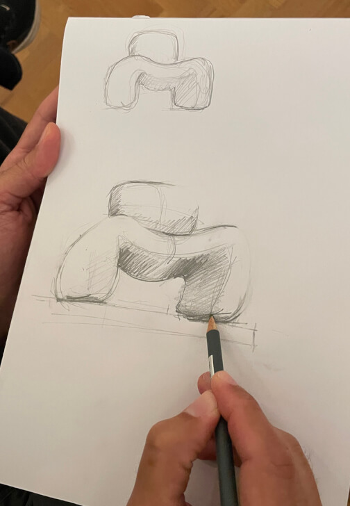 Sketching and Shading Workshop at the V&A Museum