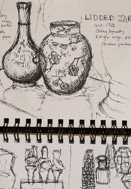 Photo from a drawing class in London