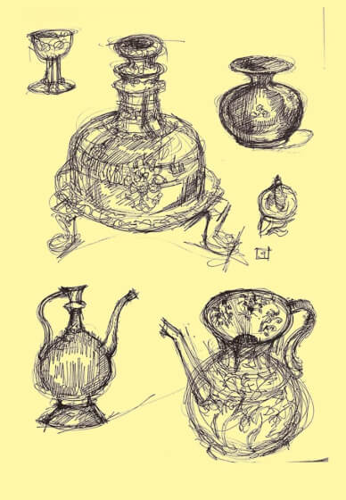 Sketching and Shading Workshop at the V&A Museum