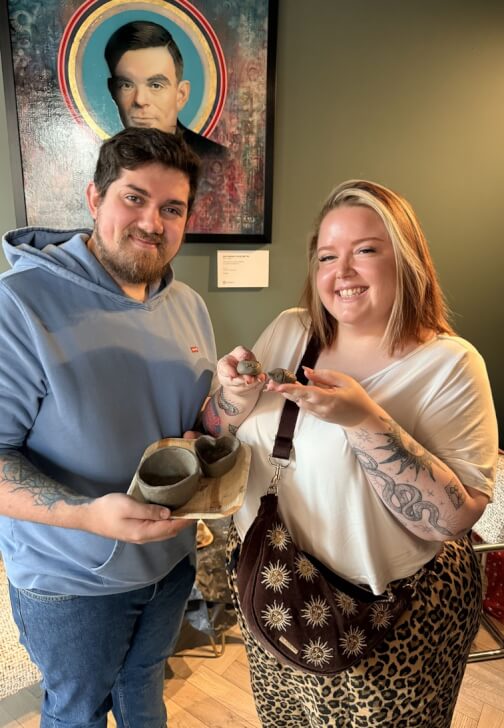 Photo from a pottery class in Glossop