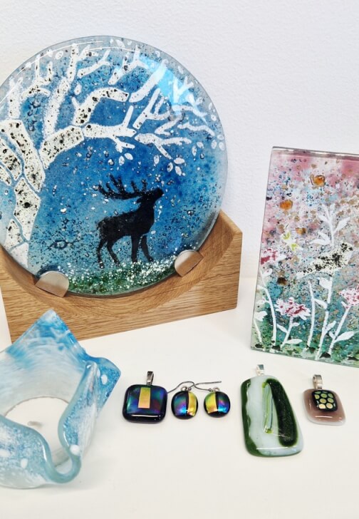 Glass and Mosaic class in Cragg Vale, Yorkshire