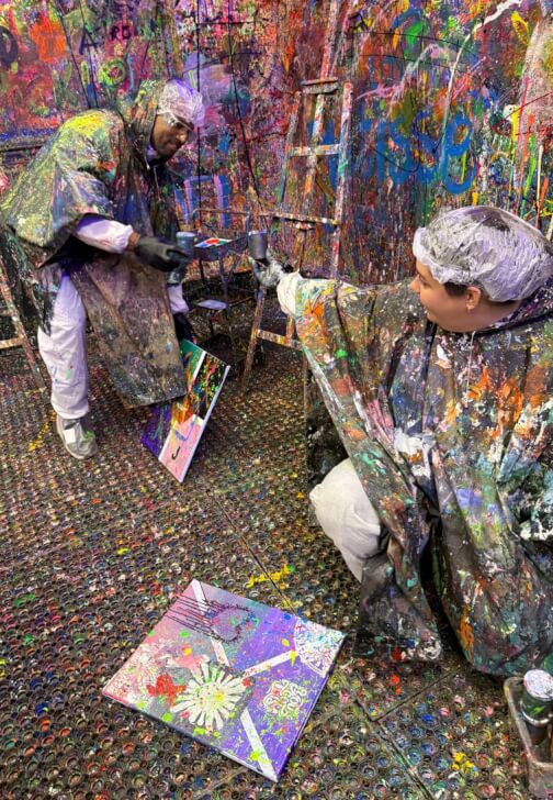 Painting class in Archway
