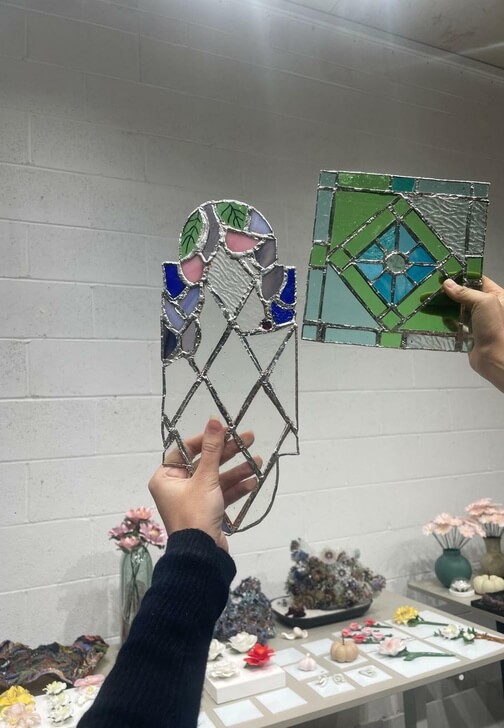 Photo from a glass and Mosaic class in Shoreditch