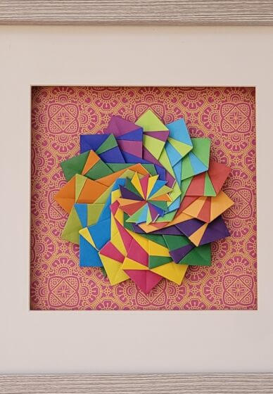 Star Festival Origami Kit and Frame