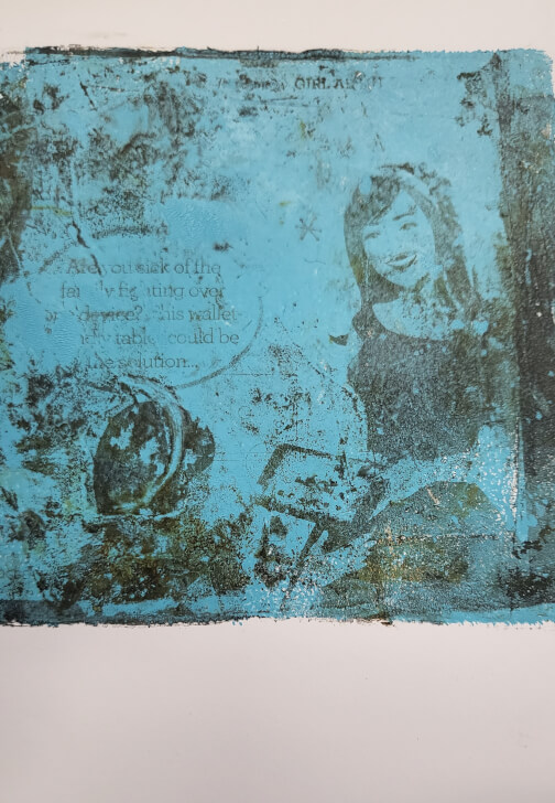 Photo from a print Making class