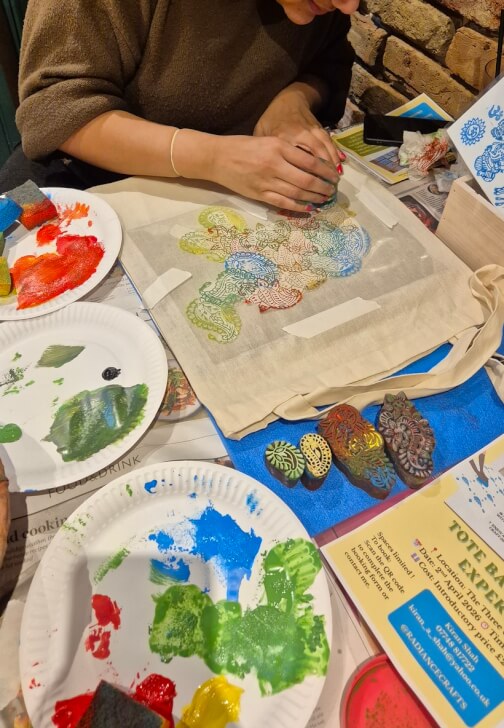 Photo from a textiles class in Bushey