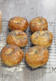 Traditional Loaf, Bagels and Tangzhong Buns Class