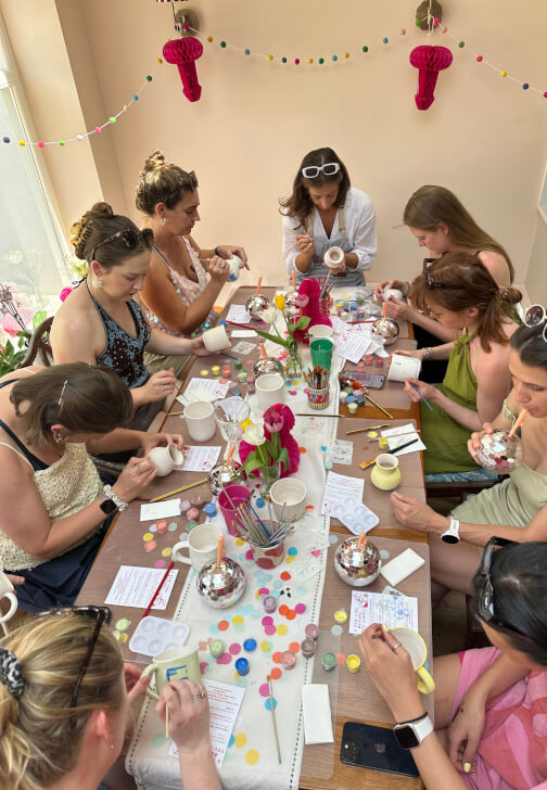 Traveling Pottery Painting Experience