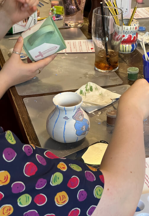 Traveling Pottery Painting Experience