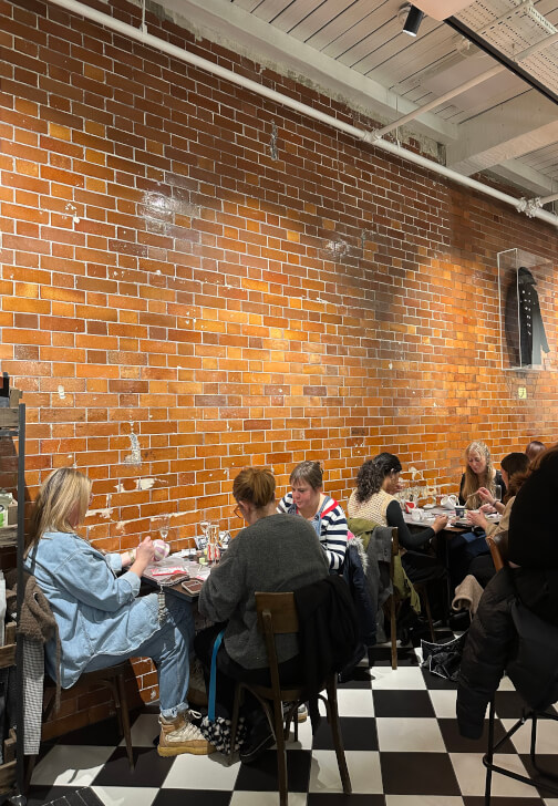 Pottery class in London