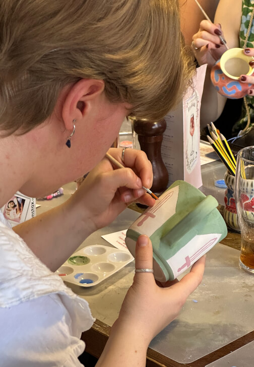 Pottery class in London with The Pottery Pop Up