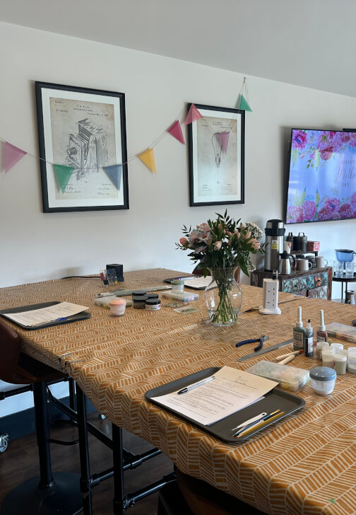 Candle Making class in Bardney with Carlton House by Luke