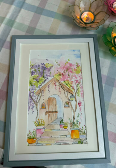 Watercolour Painting and Indian Food Experience