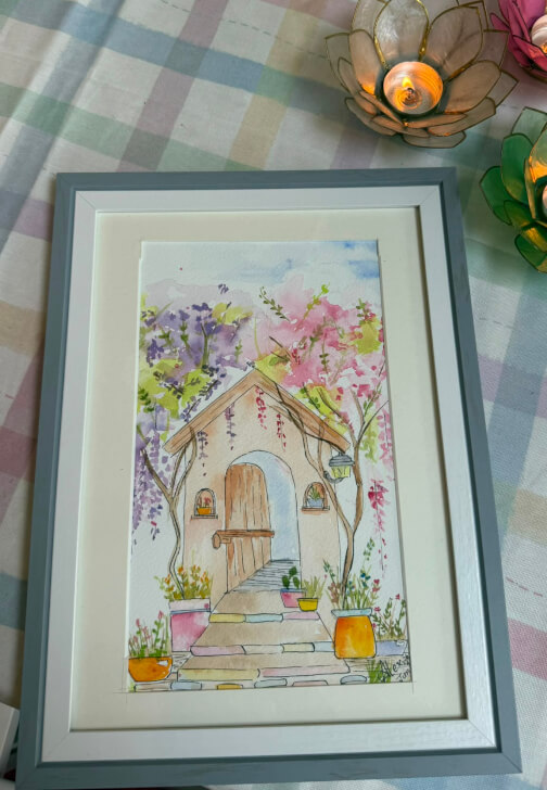 Painting class in Willen