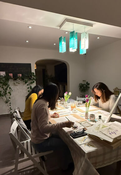 Watercolour Painting and Indian Food Experience