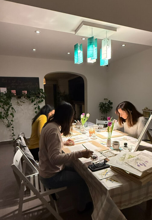 Watercolour Painting and Indian Food Experience