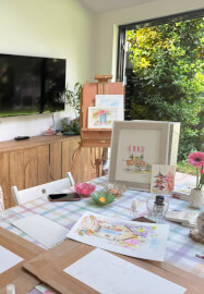 Watercolour Painting and Indian Food Experience