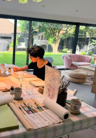 Watercolour Painting and Indian Food Experience