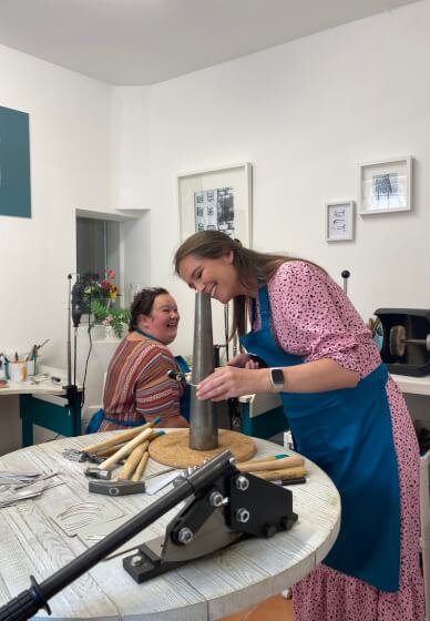 Wavy Silver Bangle Workshop