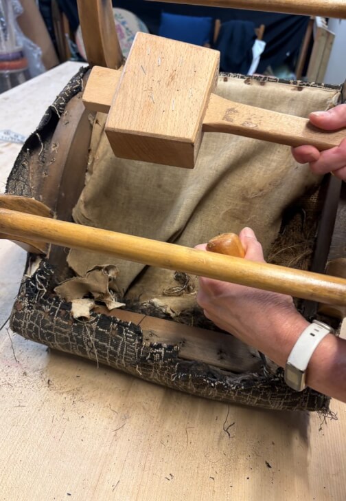 Photo from a textiles class in Lewes