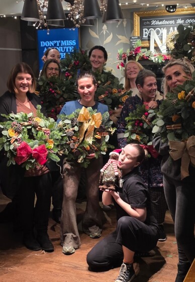 Wine and Wreath-making Workshop