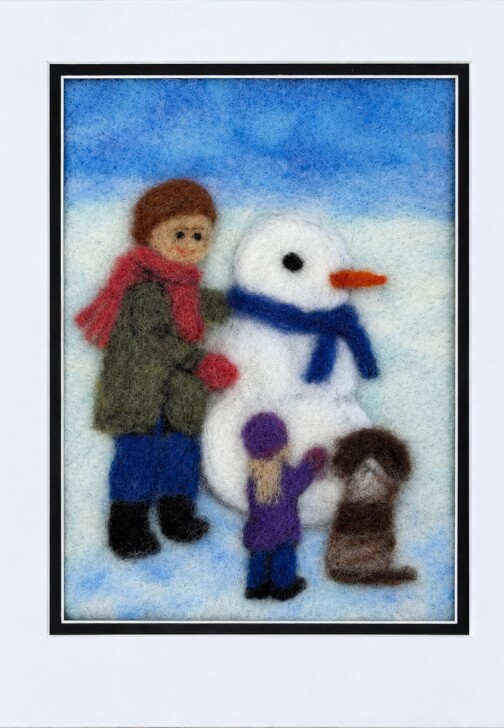 Winter Scene Needle Felting Workshop
