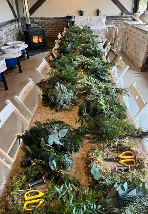 Winter Wreath Making Workshop for Private Groups