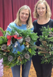 Wreath Making Workshop at H.D.F.D.P