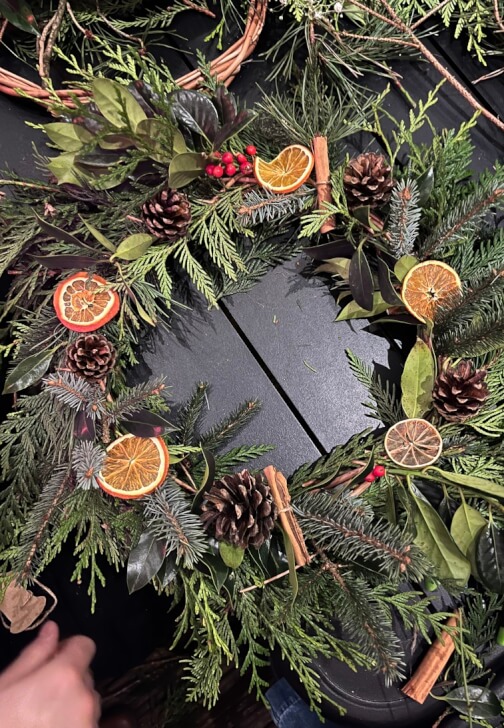 Photo from a floristry class in Manchester