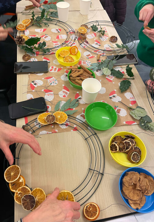 Photo from a floristry class in London