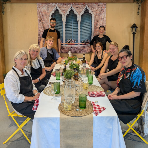 Photo from a the Venetian kitchen workshop