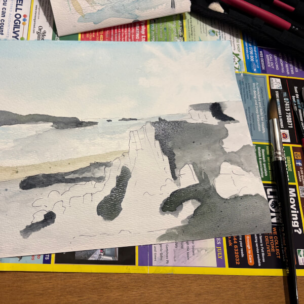 4 Week Watercolour Course review by Lisa Vallente-Osborne - Lancaster