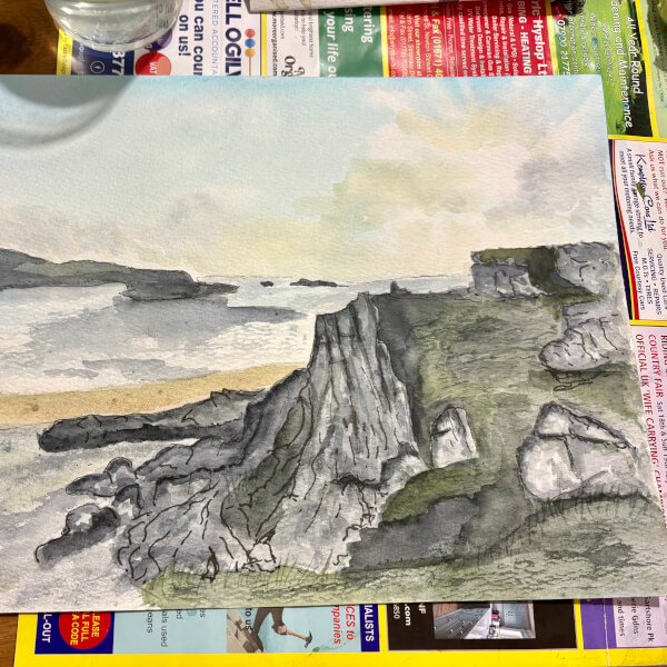 4 Week Watercolour Course review by Lisa Vallente-Osborne - Lancaster