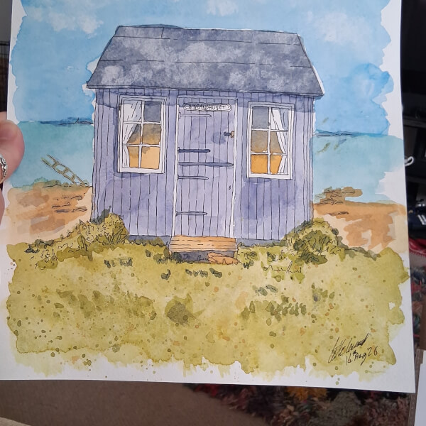 Beginners Ink and Watercolour Sketchalong Workshop review by Collette Lennard - Leicester